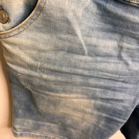 Thyme Maternity Blue Denim Shortalls Size Small - Picture 5 of 9